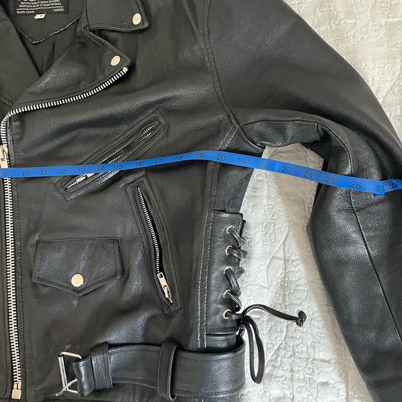Cosa Nova Vintage Leather Motorcycle Jacket 🏍️ - Picture 4 of 6